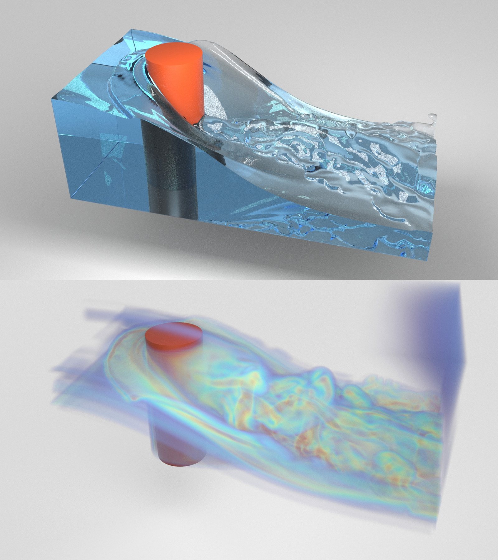Wave-cylinder interaction teaser